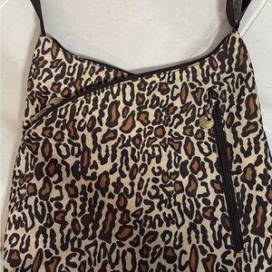 Travelon Leopard Print Shoulder Bag